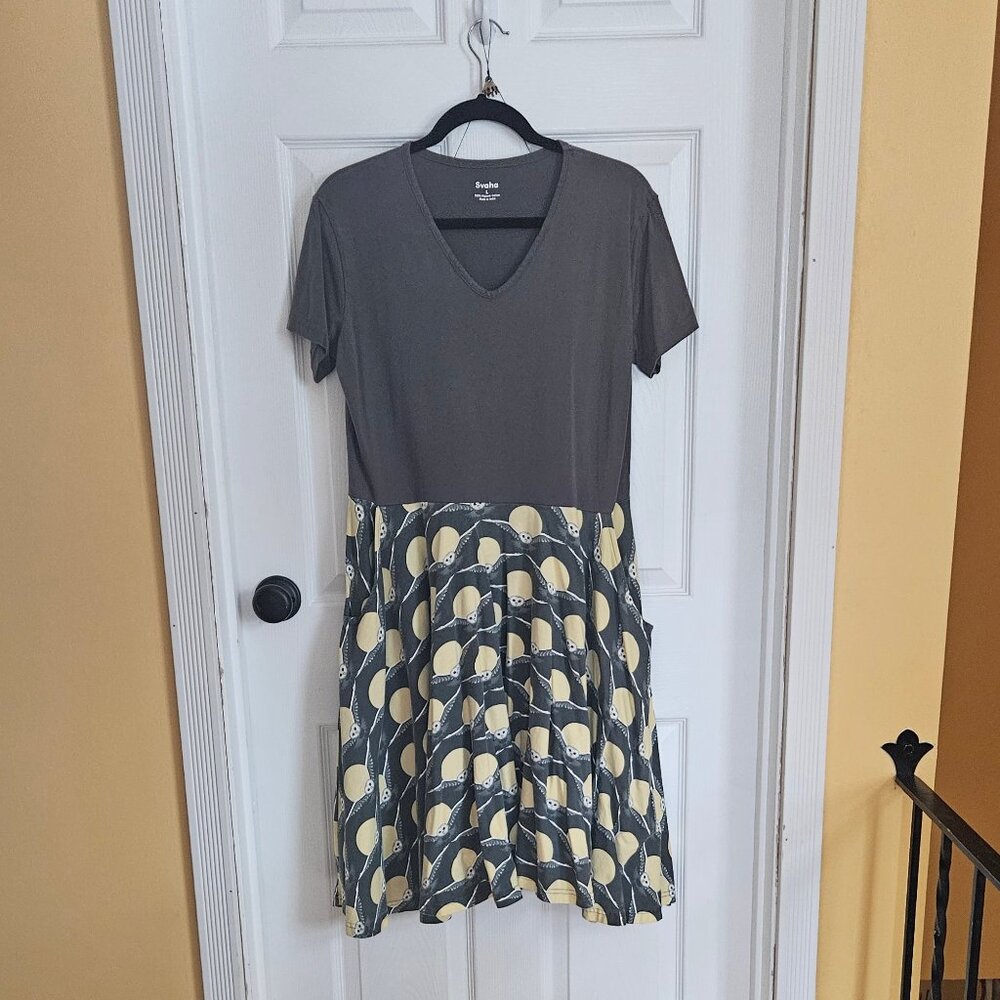 Svaha Nightflight Swing Dress Size L